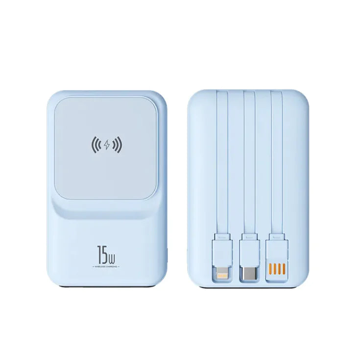 Magnetic Wire or Wireless Charger Power Bank