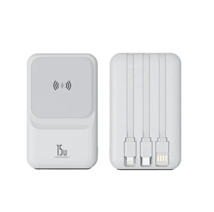 Magnetic Wire or Wireless Charger Power Bank