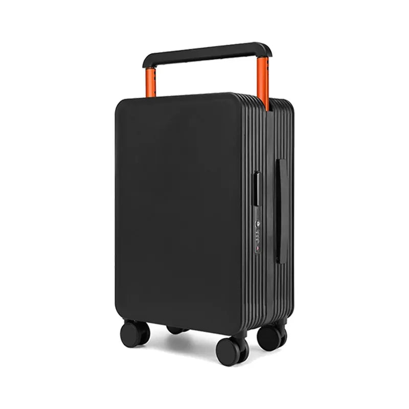 Wide Draw-Bar Suitcase with Combo Lock