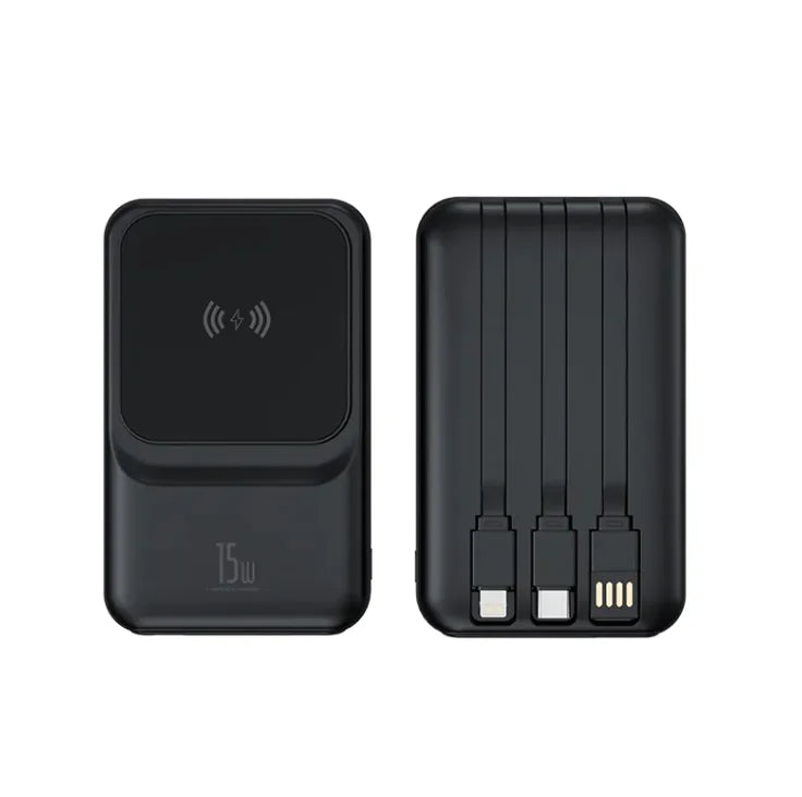 Magnetic Wire or Wireless Charger Power Bank