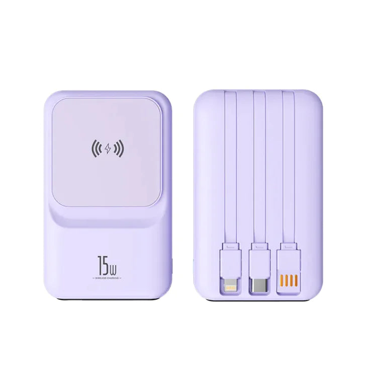 Magnetic Wire or Wireless Charger Power Bank