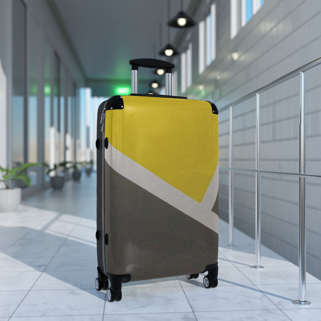 Marked Yellow-Suitcases