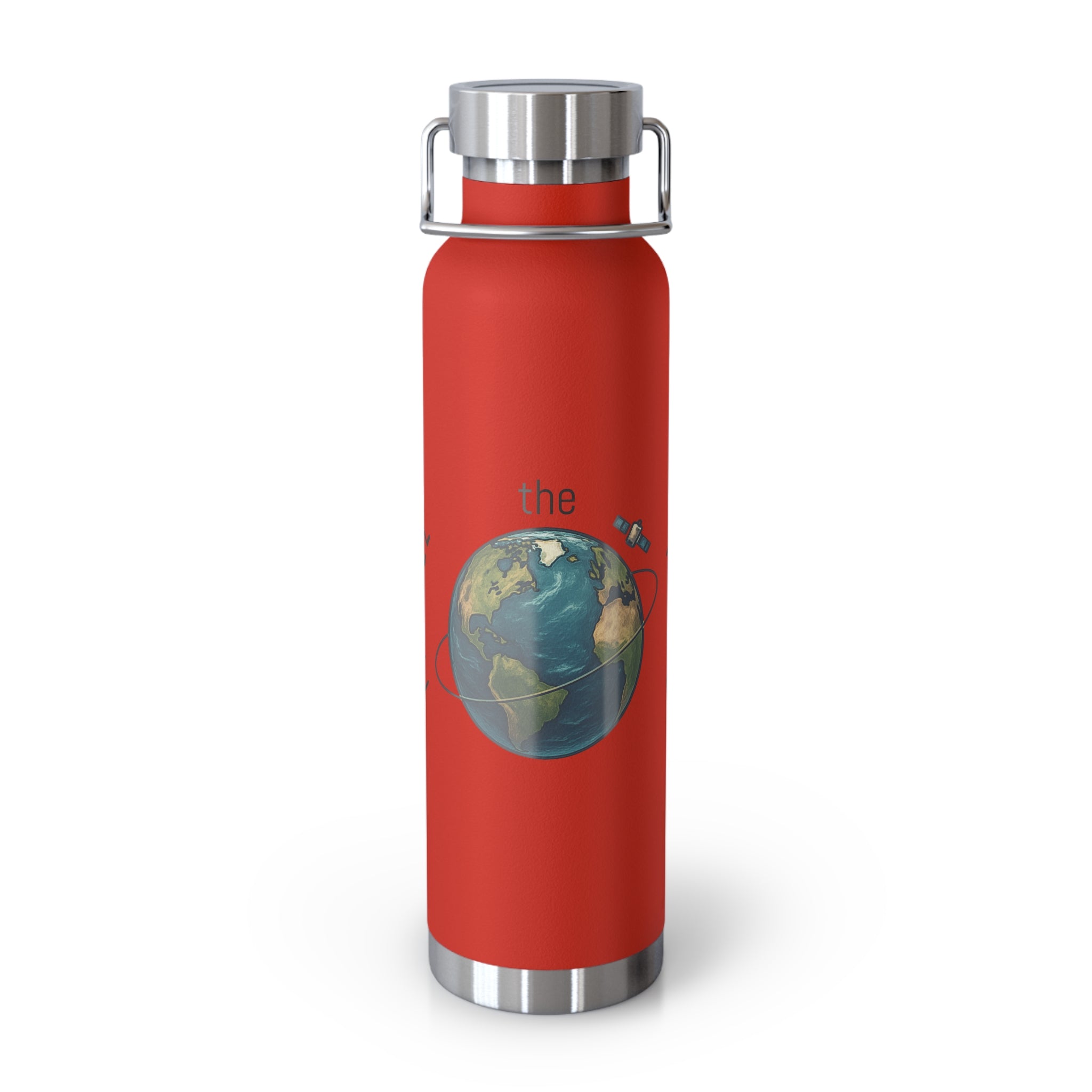 Travel the World-Copper Insulated Bottle, 22oz