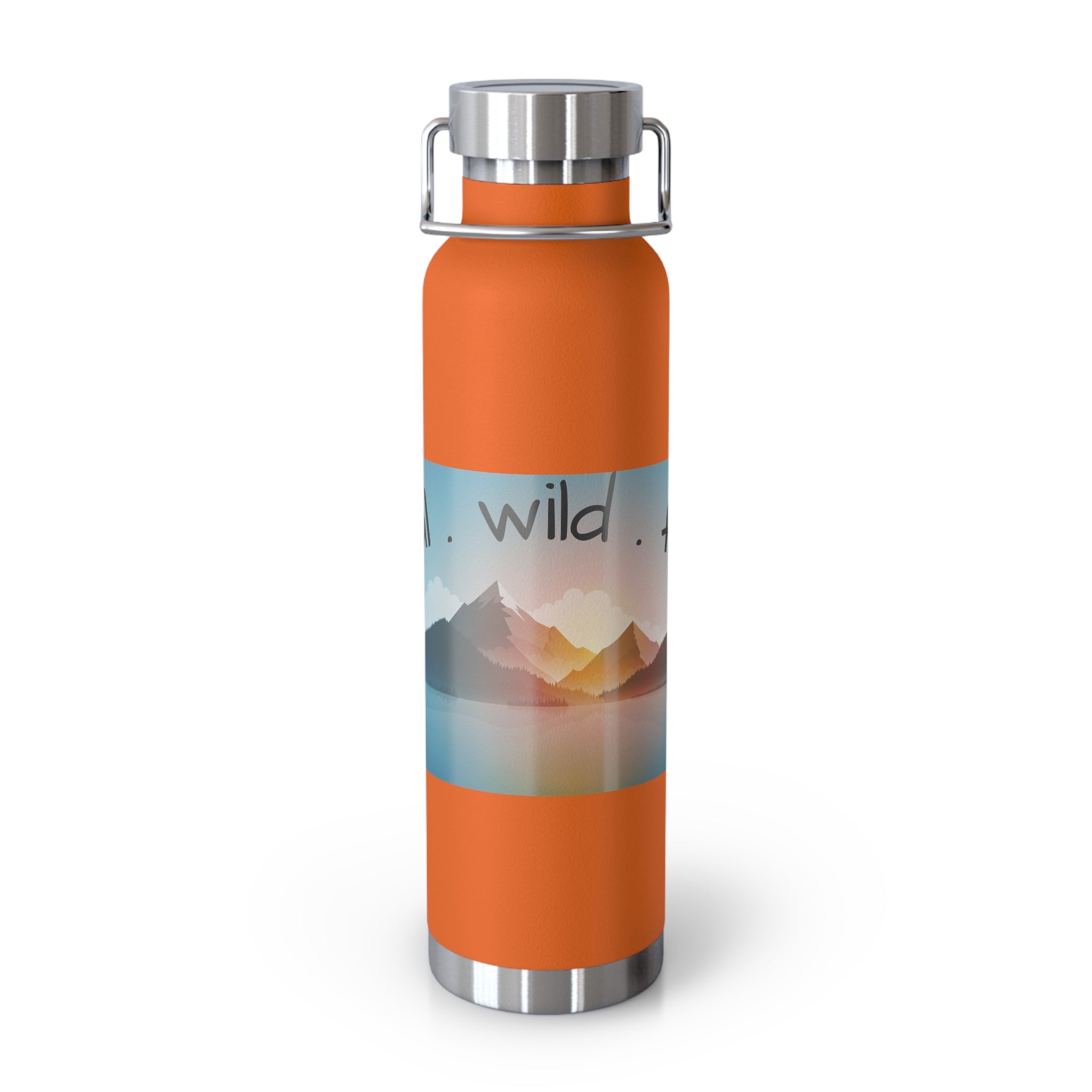 wild.feral.free-Copper Insulated Bottle, 22oz
