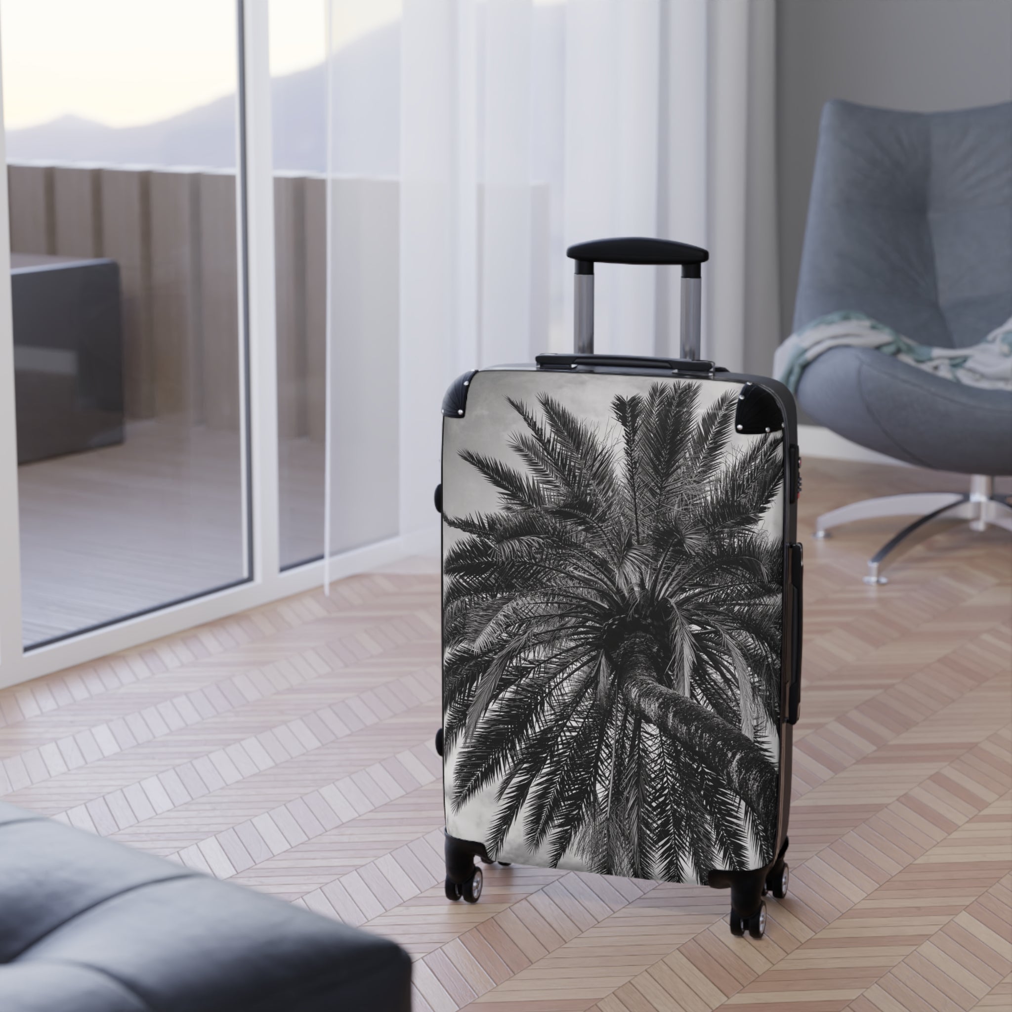 Midnight Palm-Suitcases