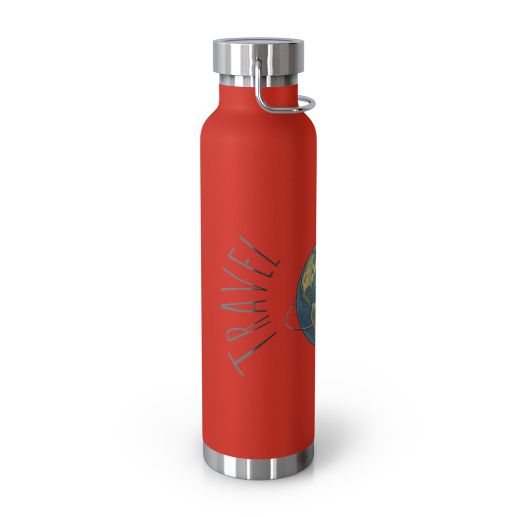 Travel the World-Copper Insulated Bottle, 22oz