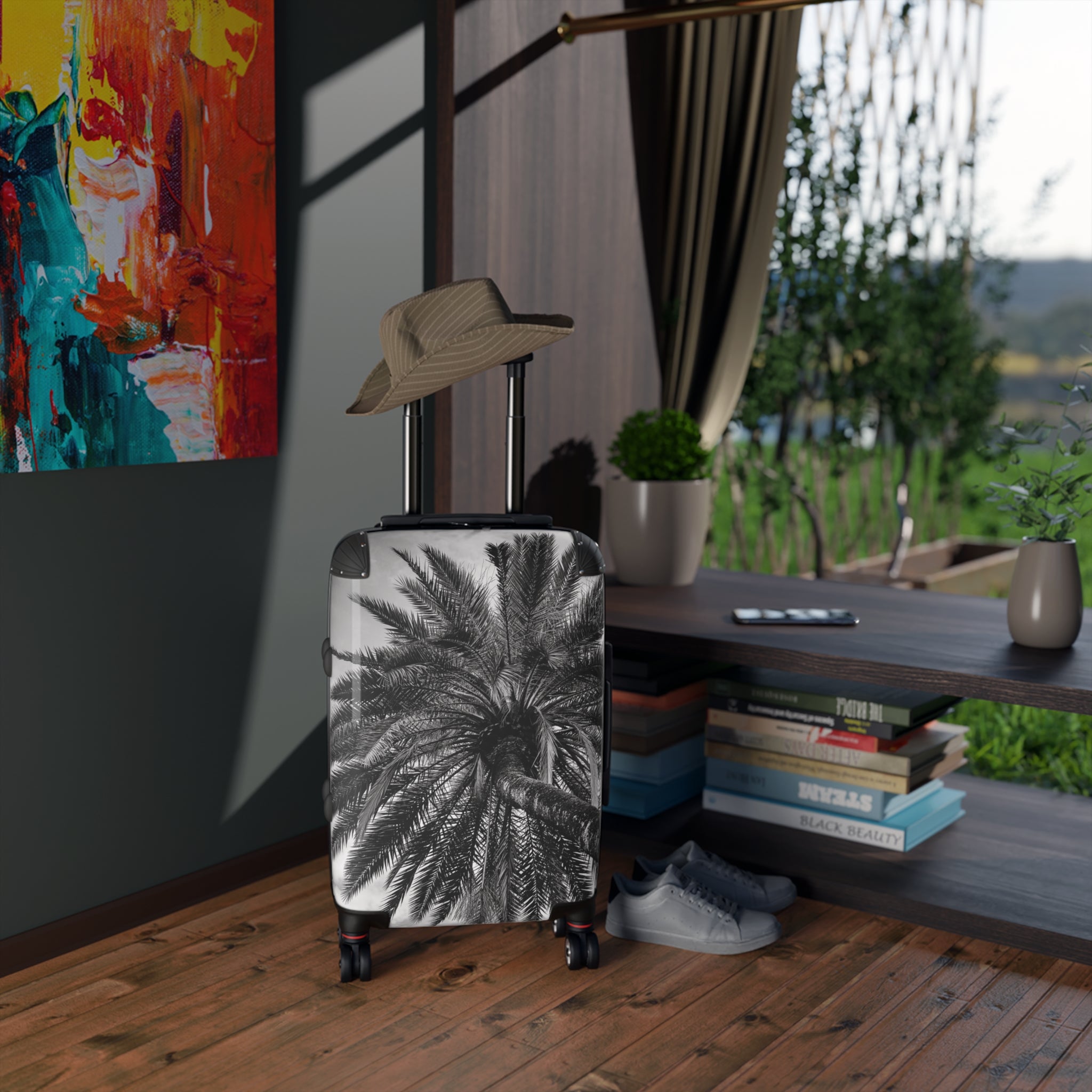 Midnight Palm-Suitcases