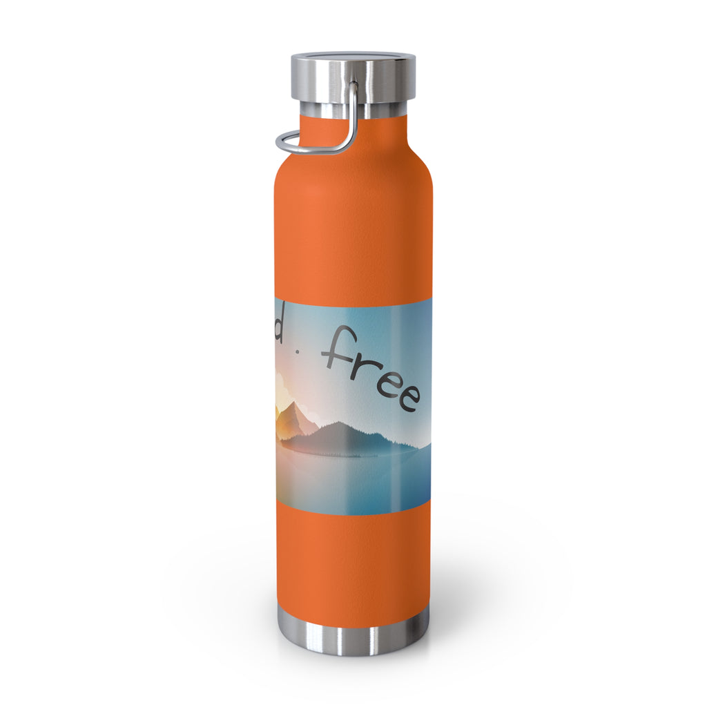 wild.feral.free-Copper Insulated Bottle, 22oz