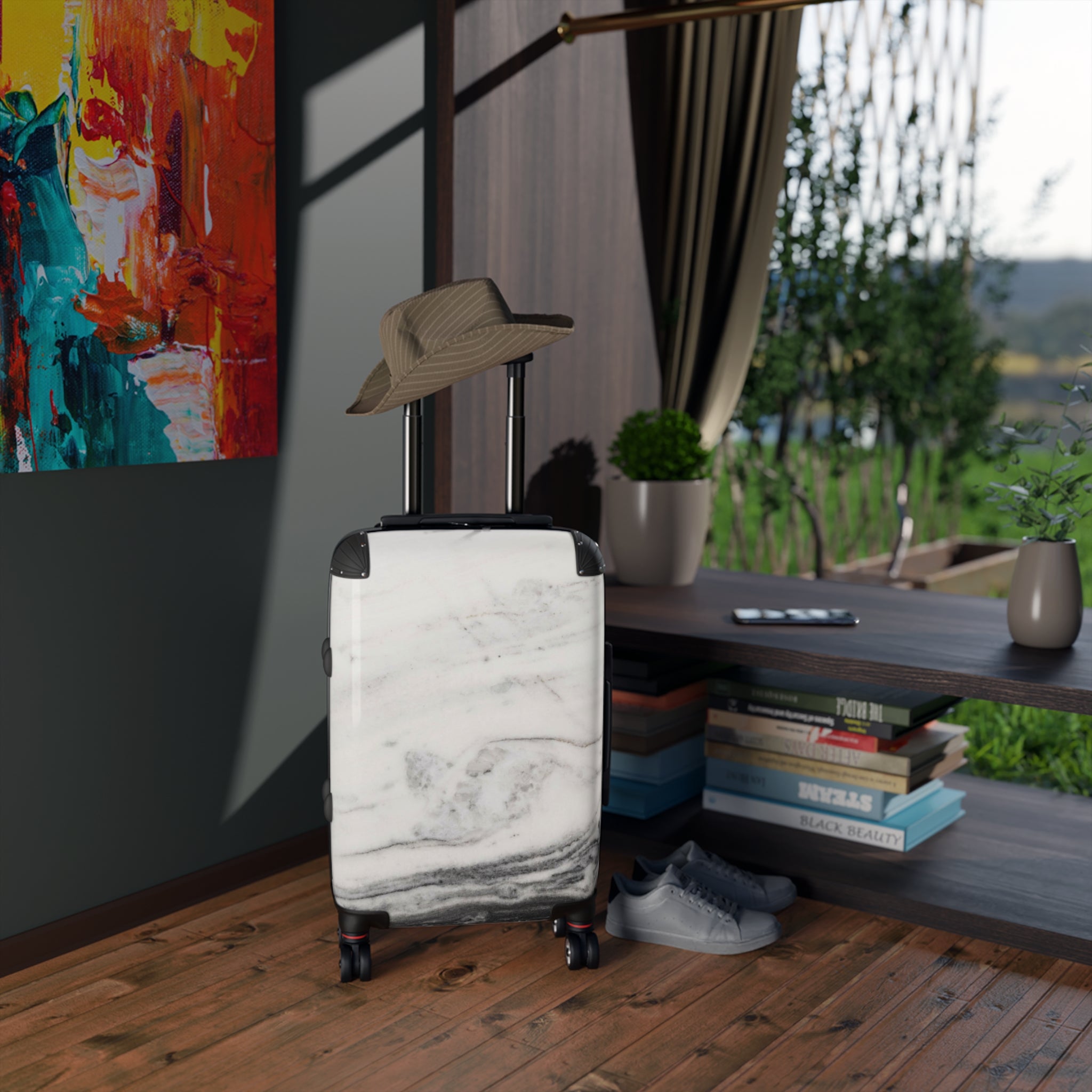 Marbled Stone-Suitcases