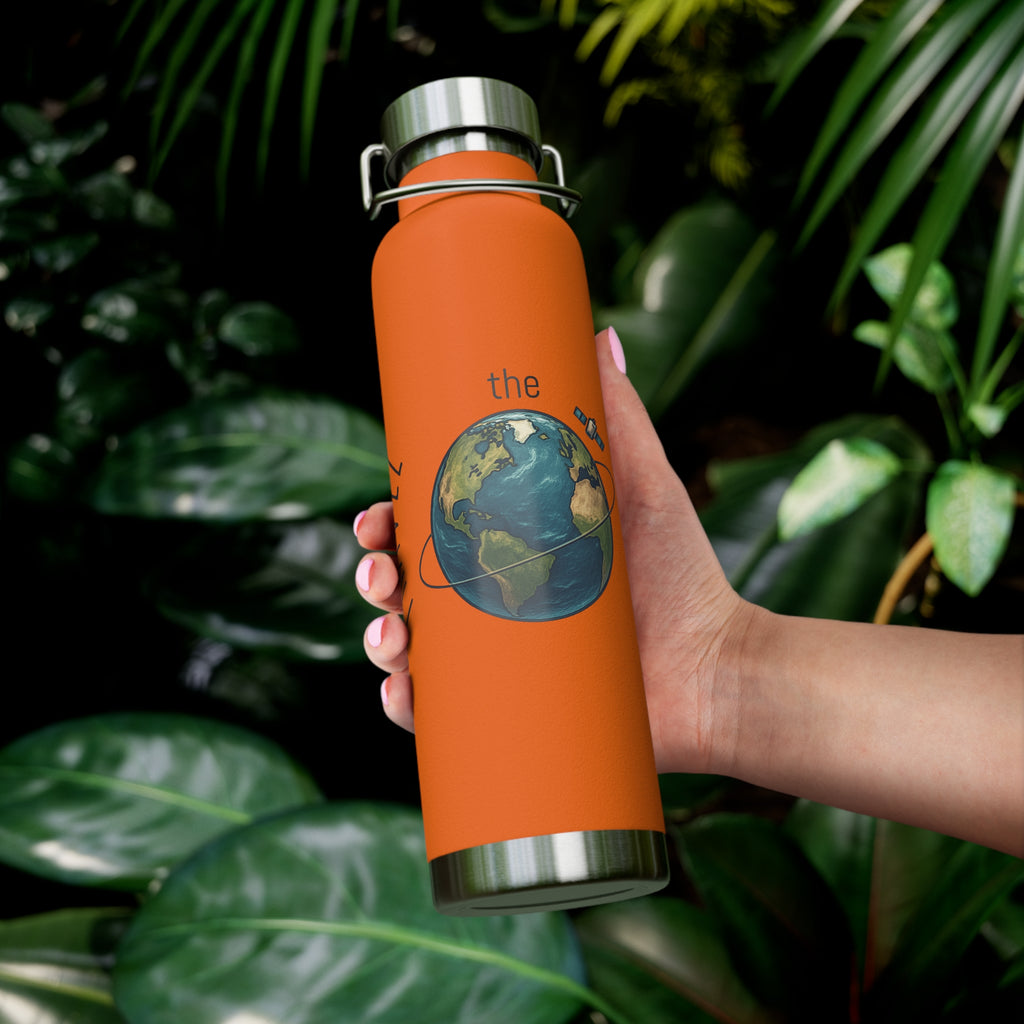 Travel the World-Copper Insulated Bottle, 22oz