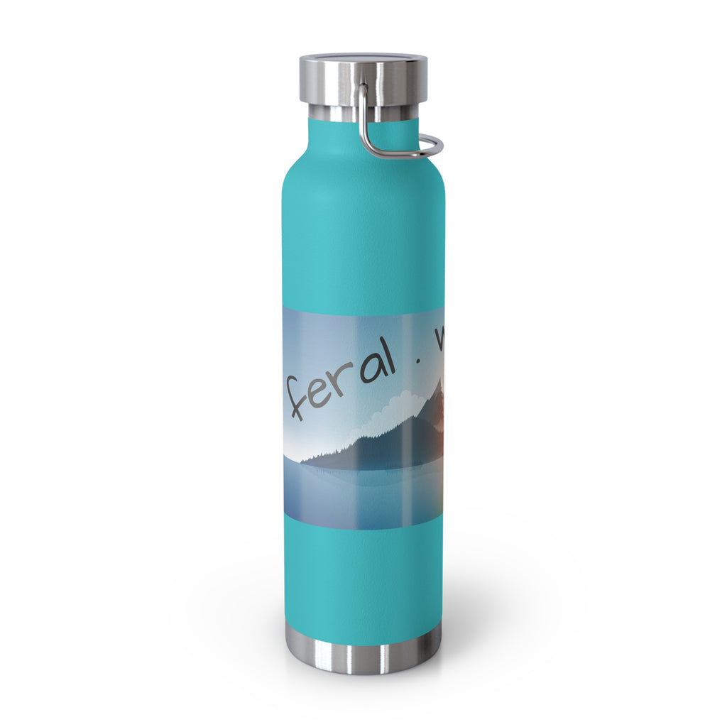 wild.feral.free-Copper Insulated Bottle, 22oz
