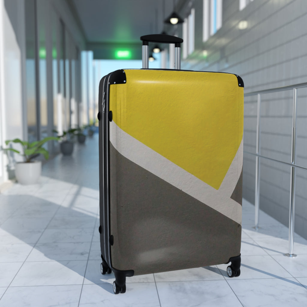 Marked Yellow-Suitcases