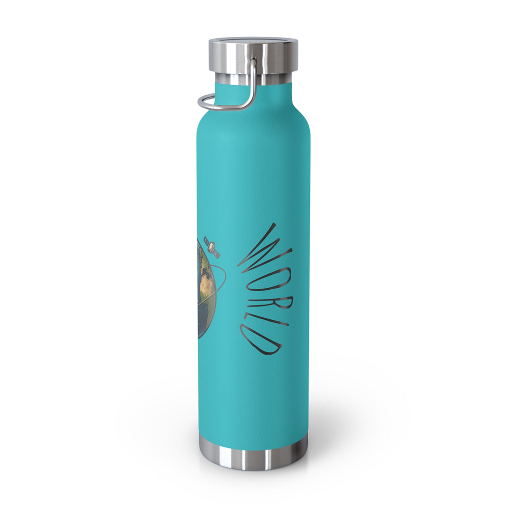 Travel the World-Copper Insulated Bottle, 22oz