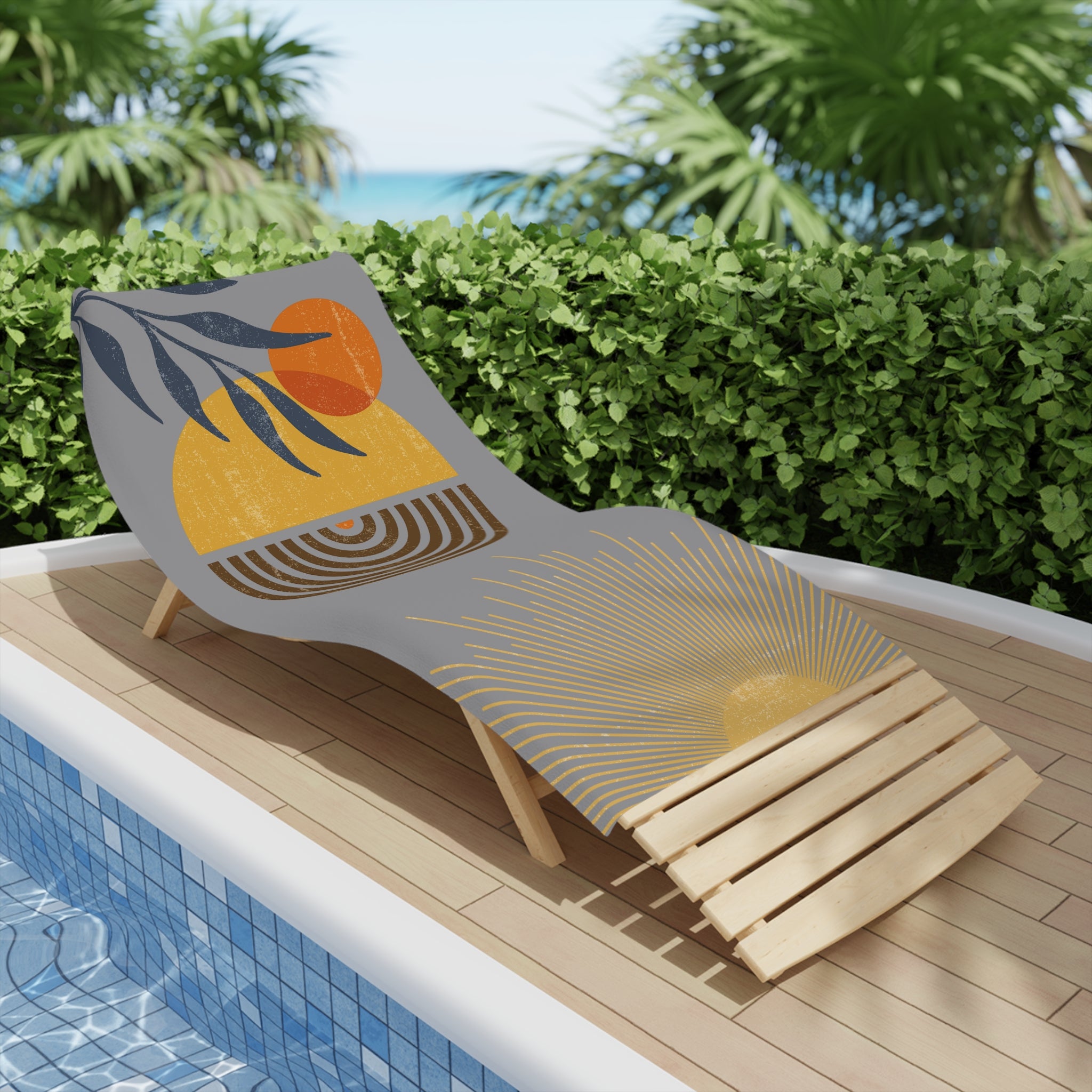 Boho Terracotta Sun-Beach Towel