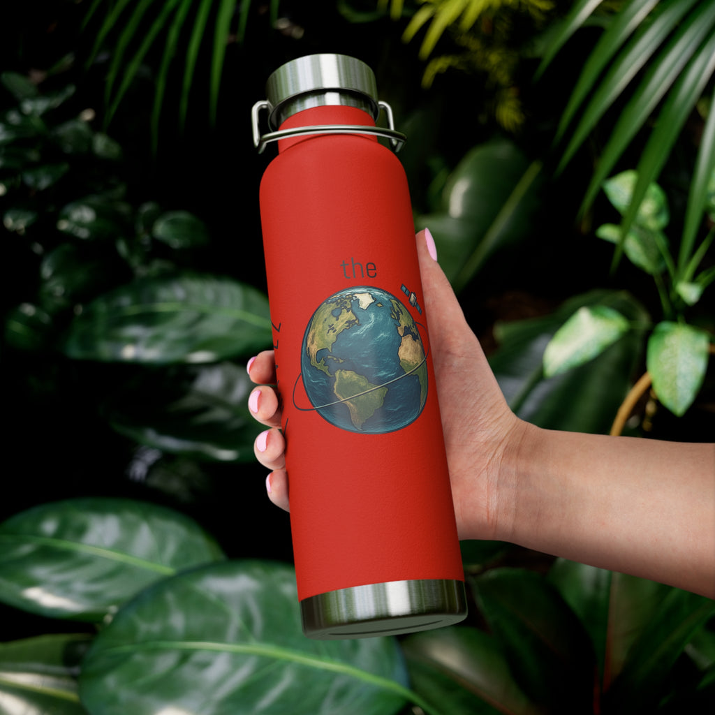Travel the World-Copper Insulated Bottle, 22oz