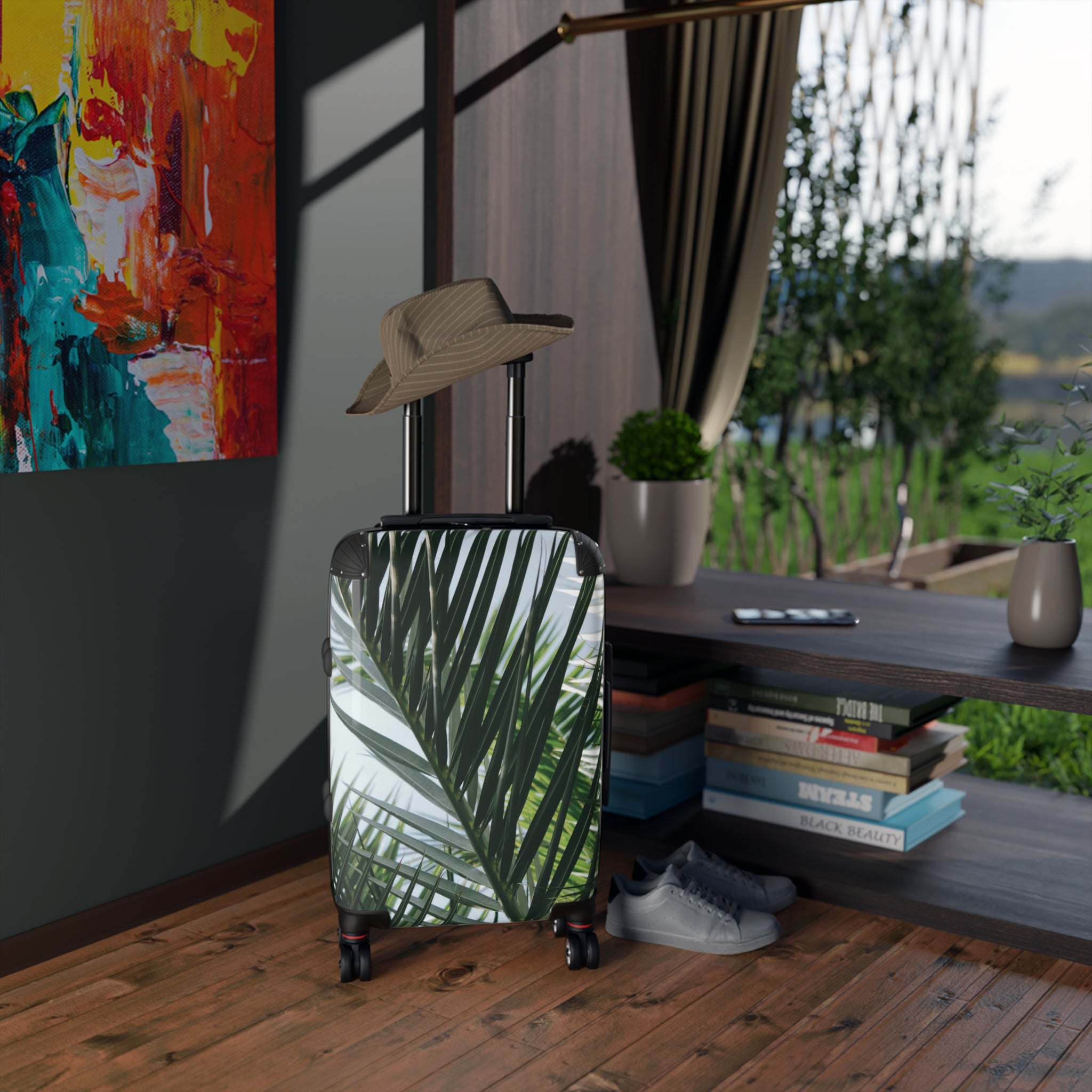 Tropical Palm-Suitcases