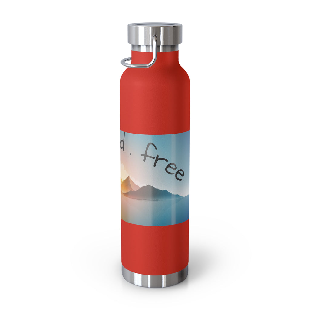 wild.feral.free-Copper Insulated Bottle, 22oz