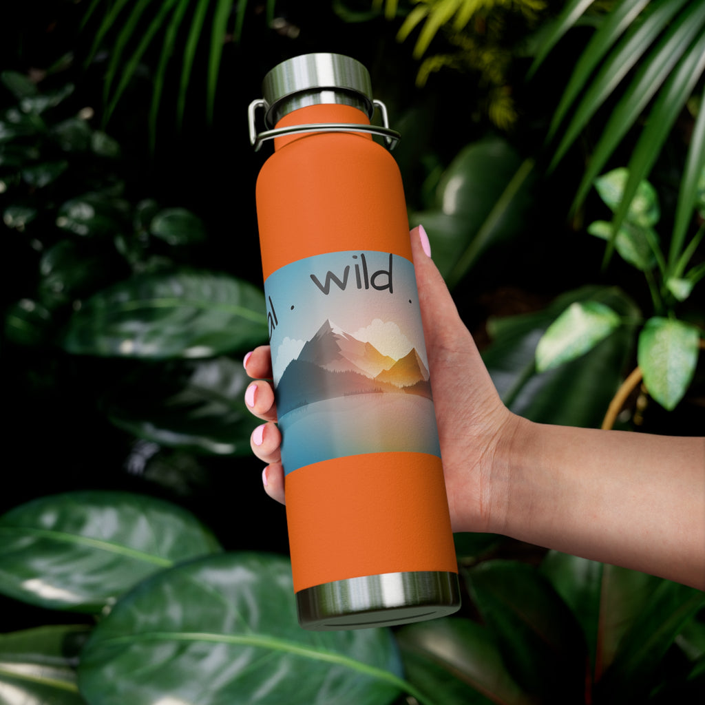 wild.feral.free-Copper Insulated Bottle, 22oz
