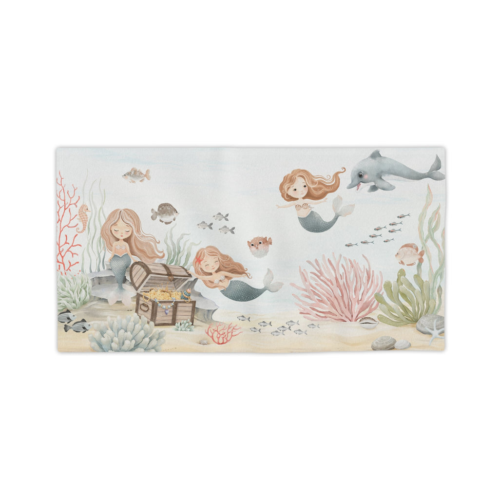 Mermaid Treasure-Kids Beach Towel