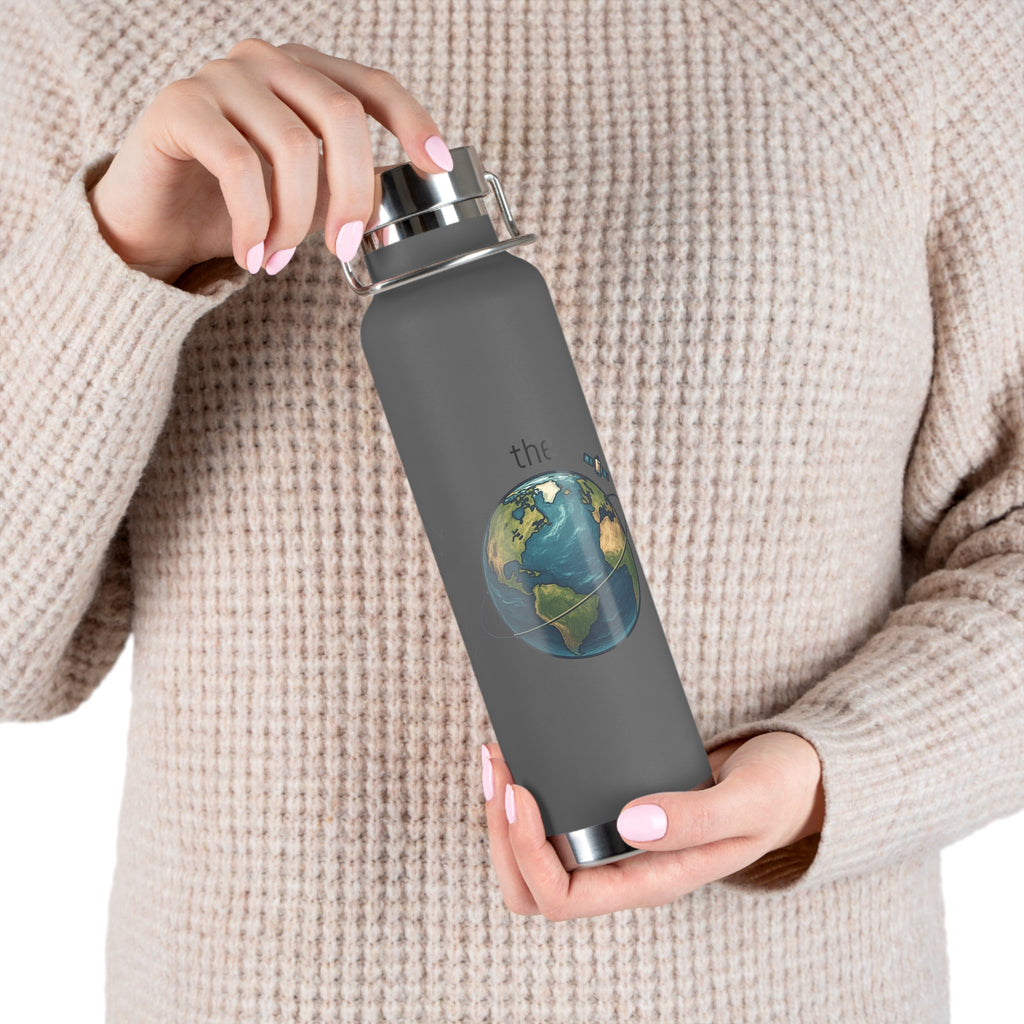 Travel the World-Copper Insulated Bottle, 22oz