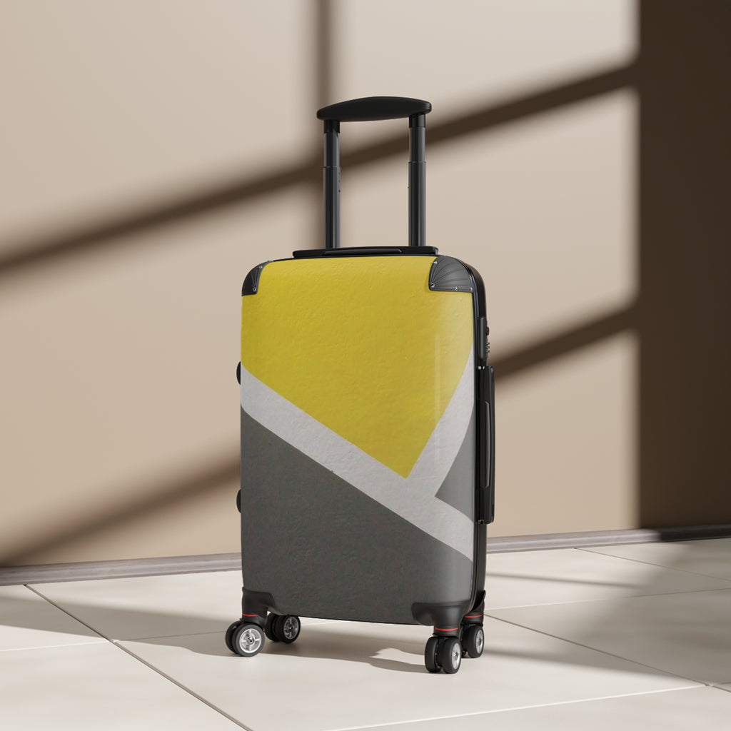 Marked Yellow-Suitcases
