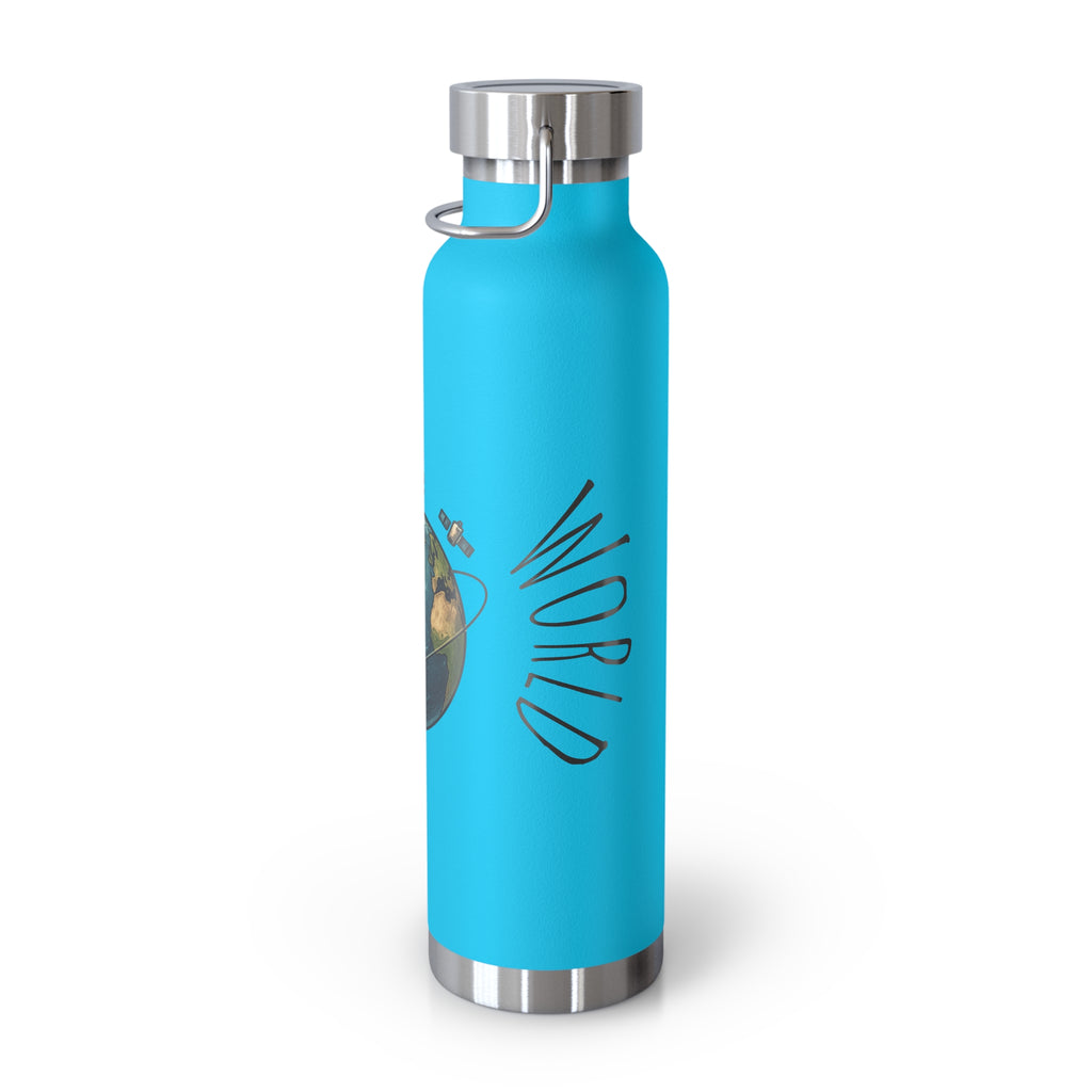 Travel the World-Copper Insulated Bottle, 22oz