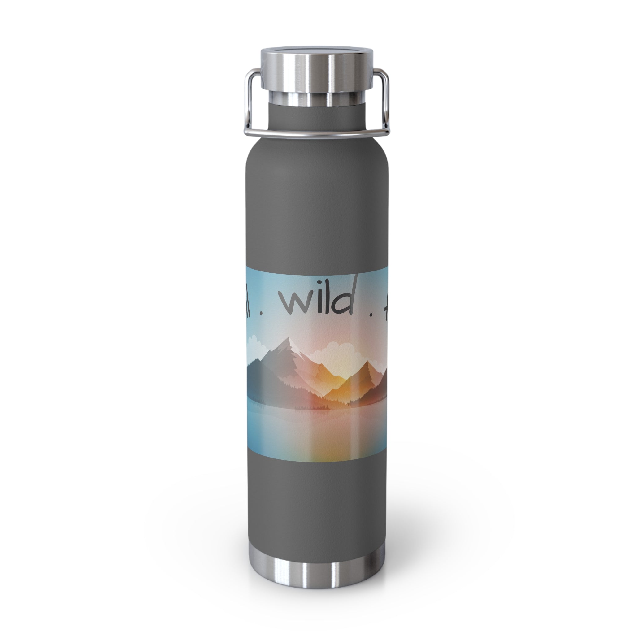 wild.feral.free-Copper Insulated Bottle, 22oz