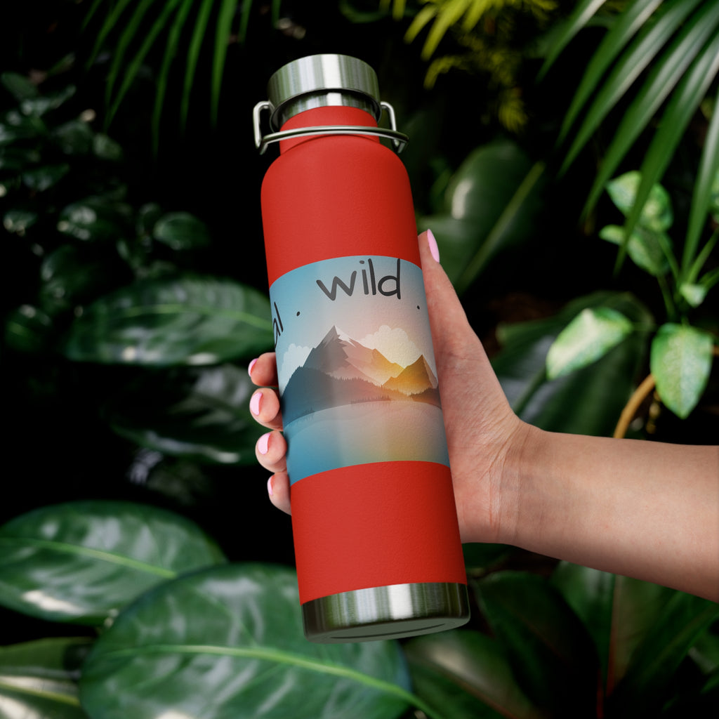 wild.feral.free-Copper Insulated Bottle, 22oz