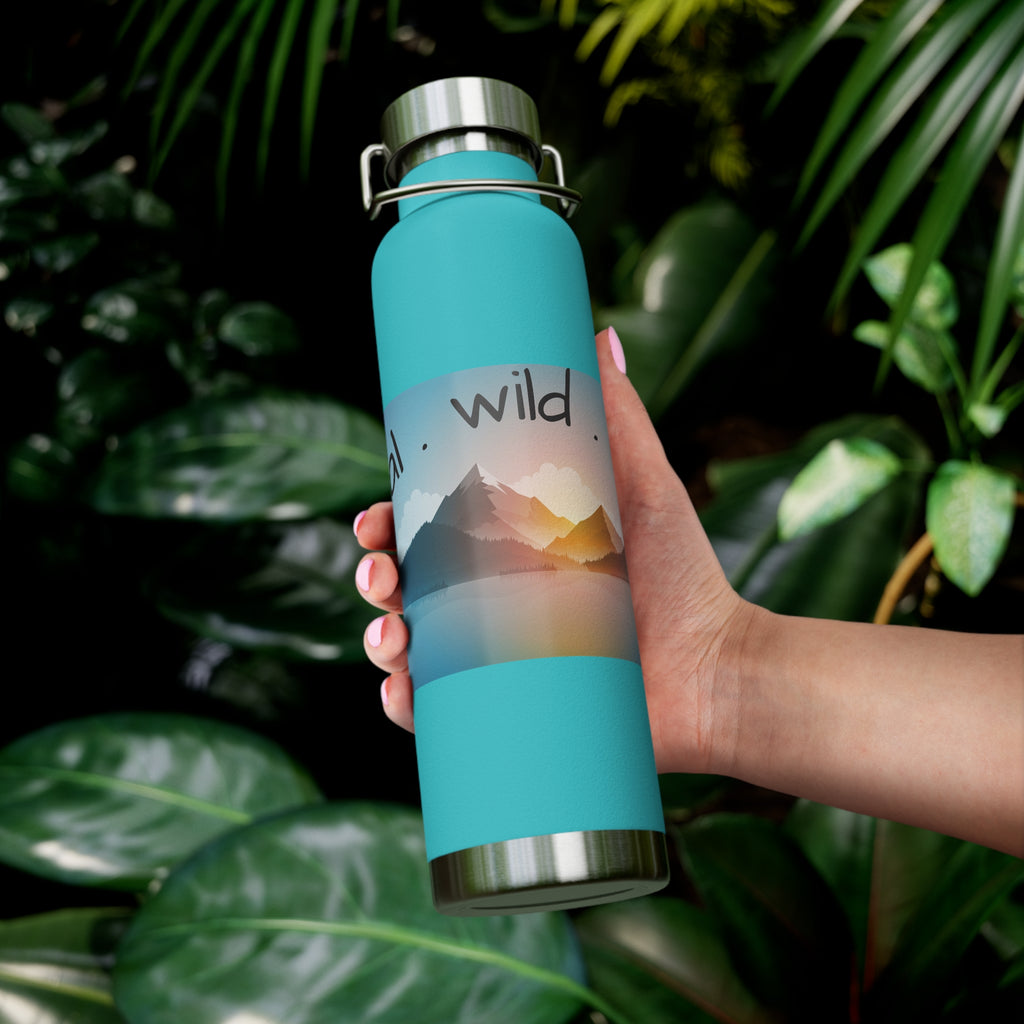 wild.feral.free-Copper Insulated Bottle, 22oz