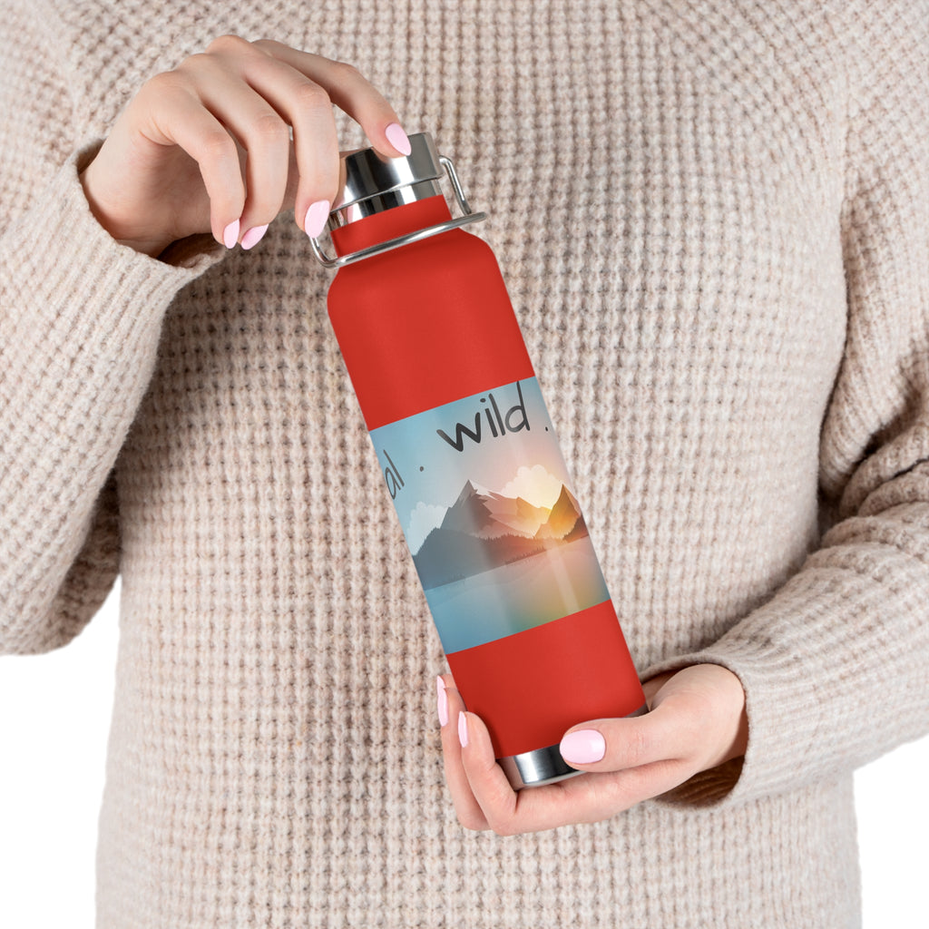 wild.feral.free-Copper Insulated Bottle, 22oz