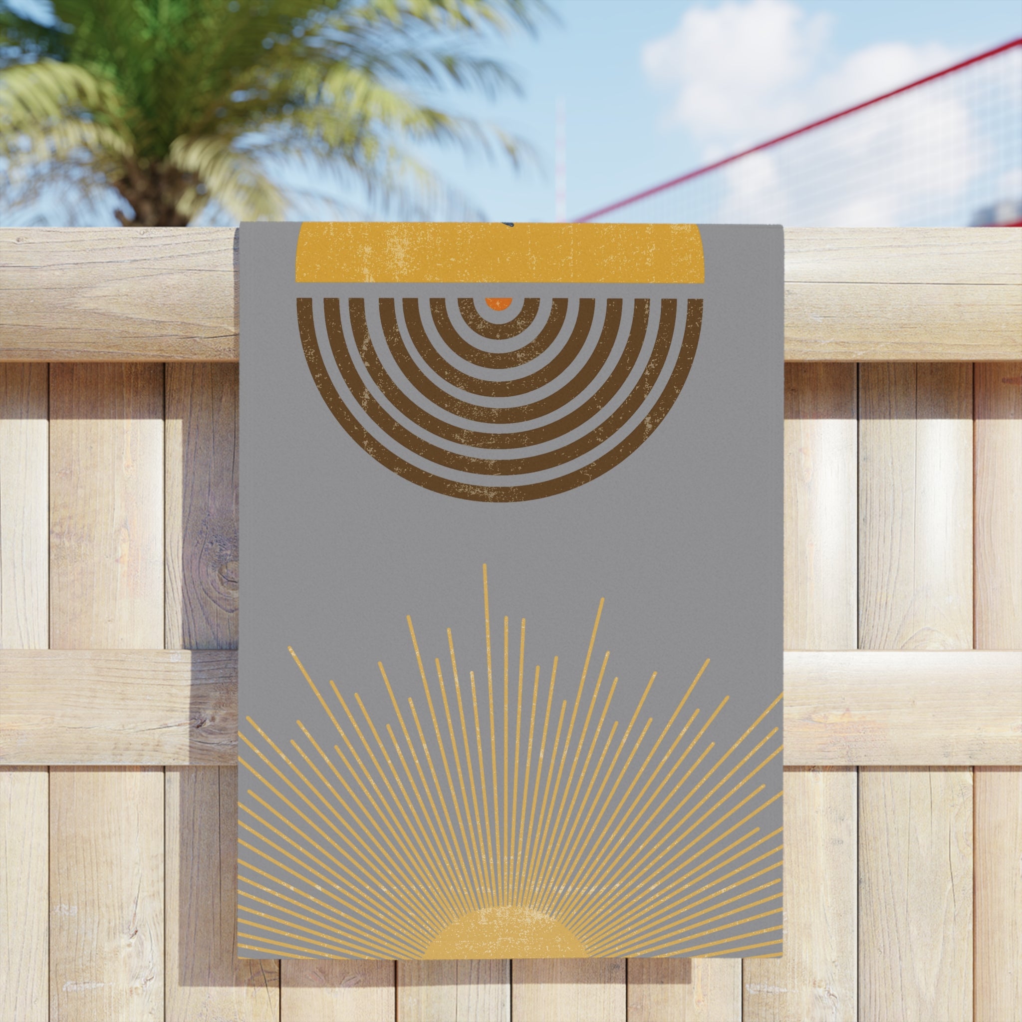 Boho Terracotta Sun-Beach Towel