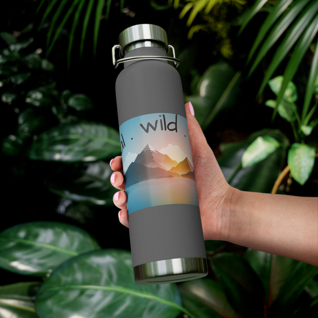 wild.feral.free-Copper Insulated Bottle, 22oz
