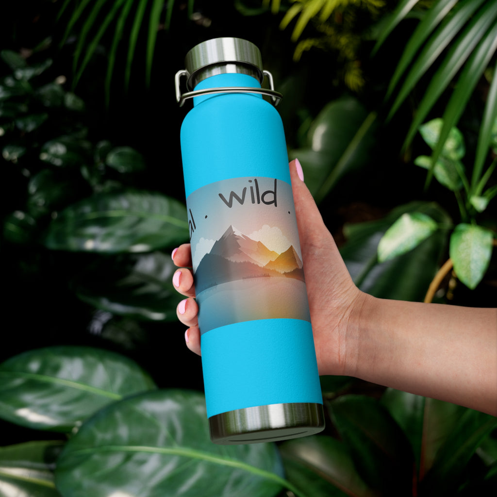 wild.feral.free-Copper Insulated Bottle, 22oz