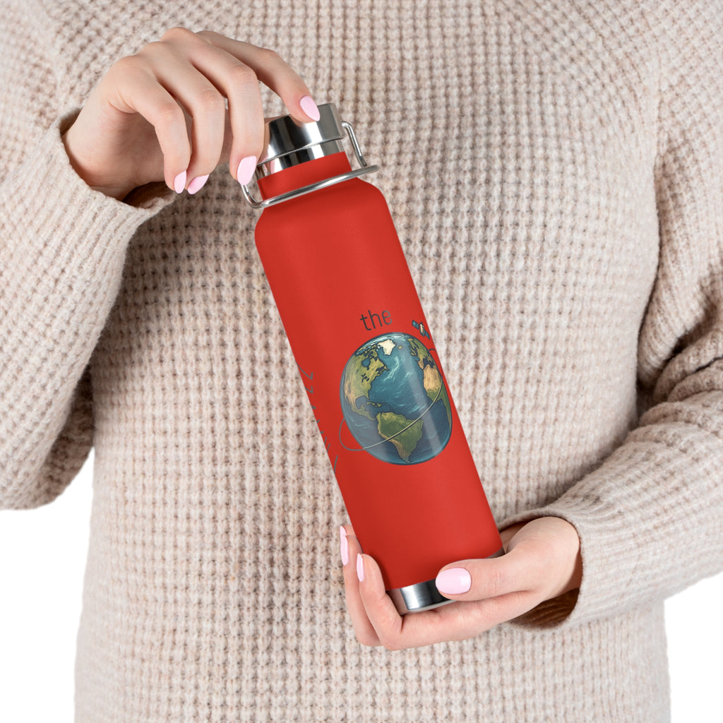 Travel the World-Copper Insulated Bottle, 22oz
