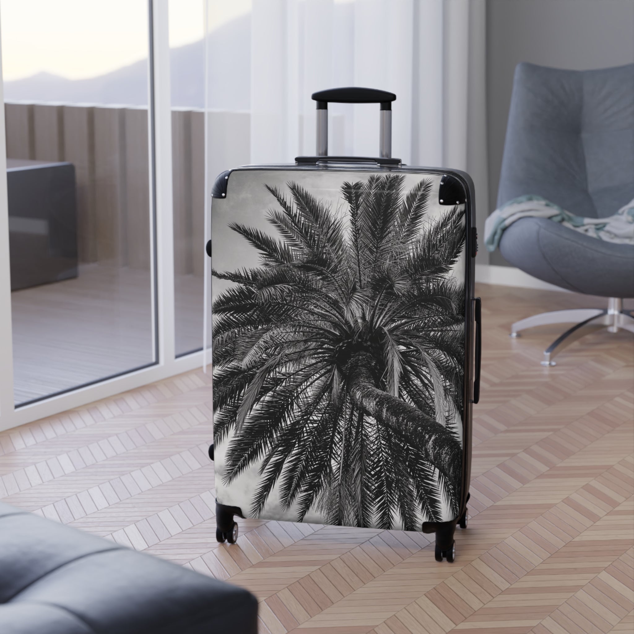 Midnight Palm-Suitcases
