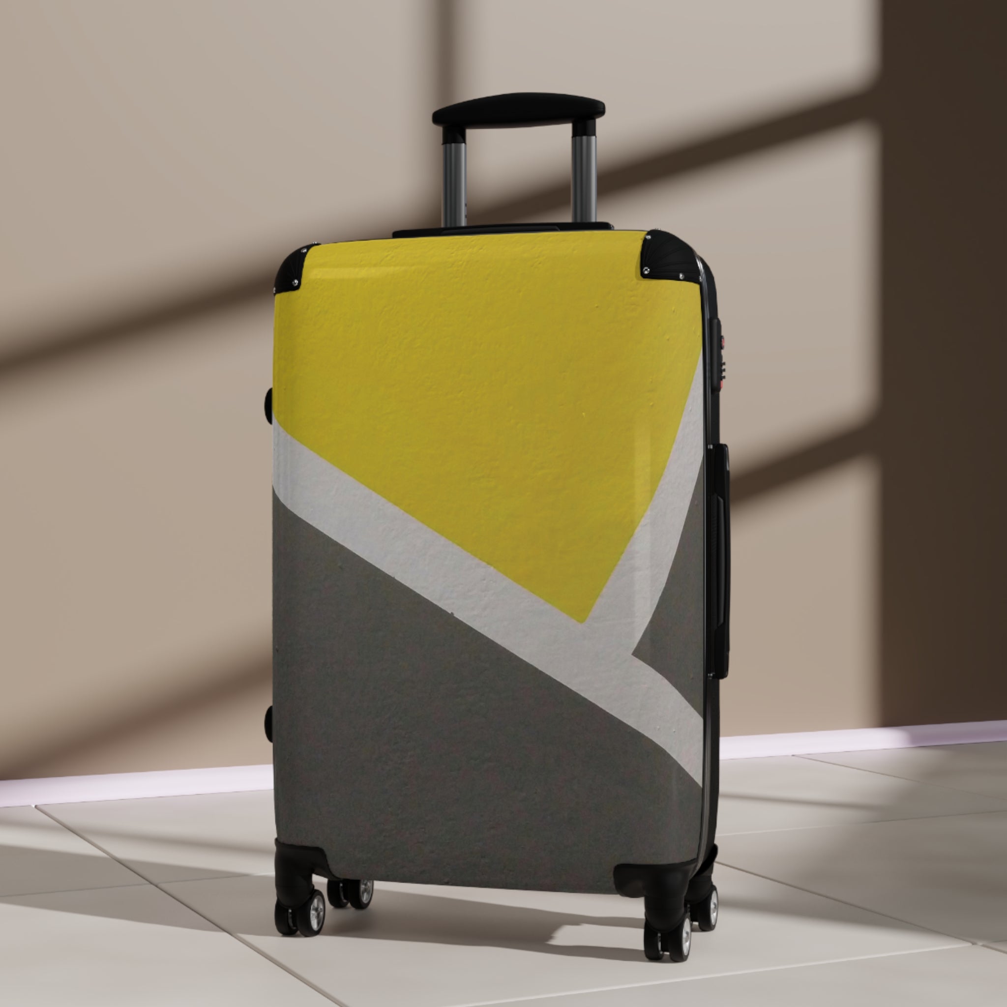 Marked Yellow-Suitcases