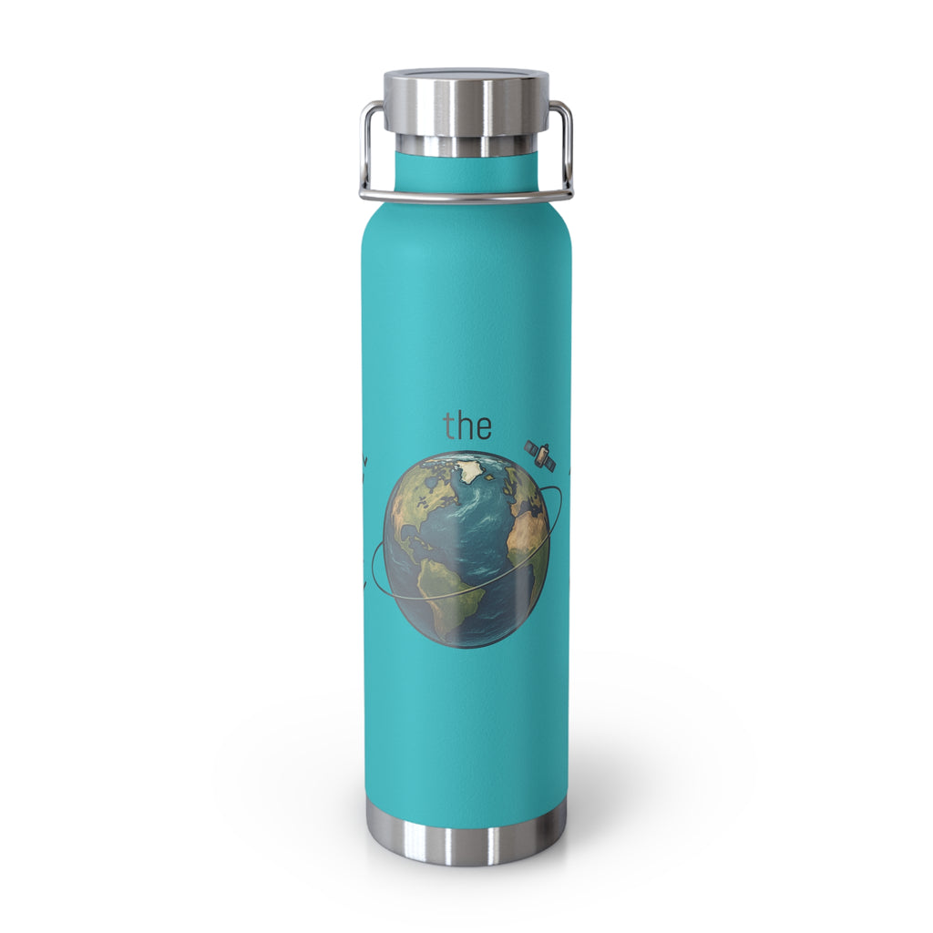 Travel the World-Copper Insulated Bottle, 22oz