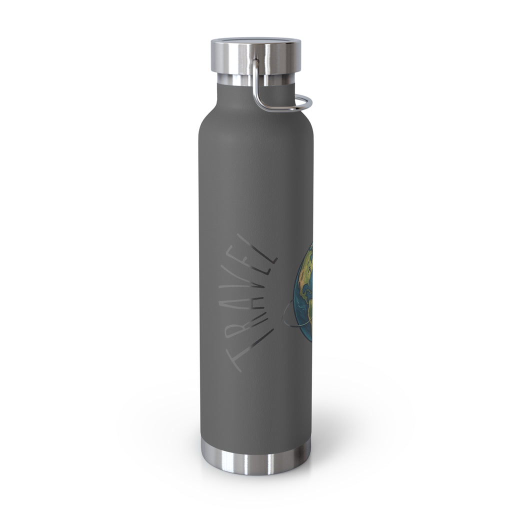 Travel the World-Copper Insulated Bottle, 22oz