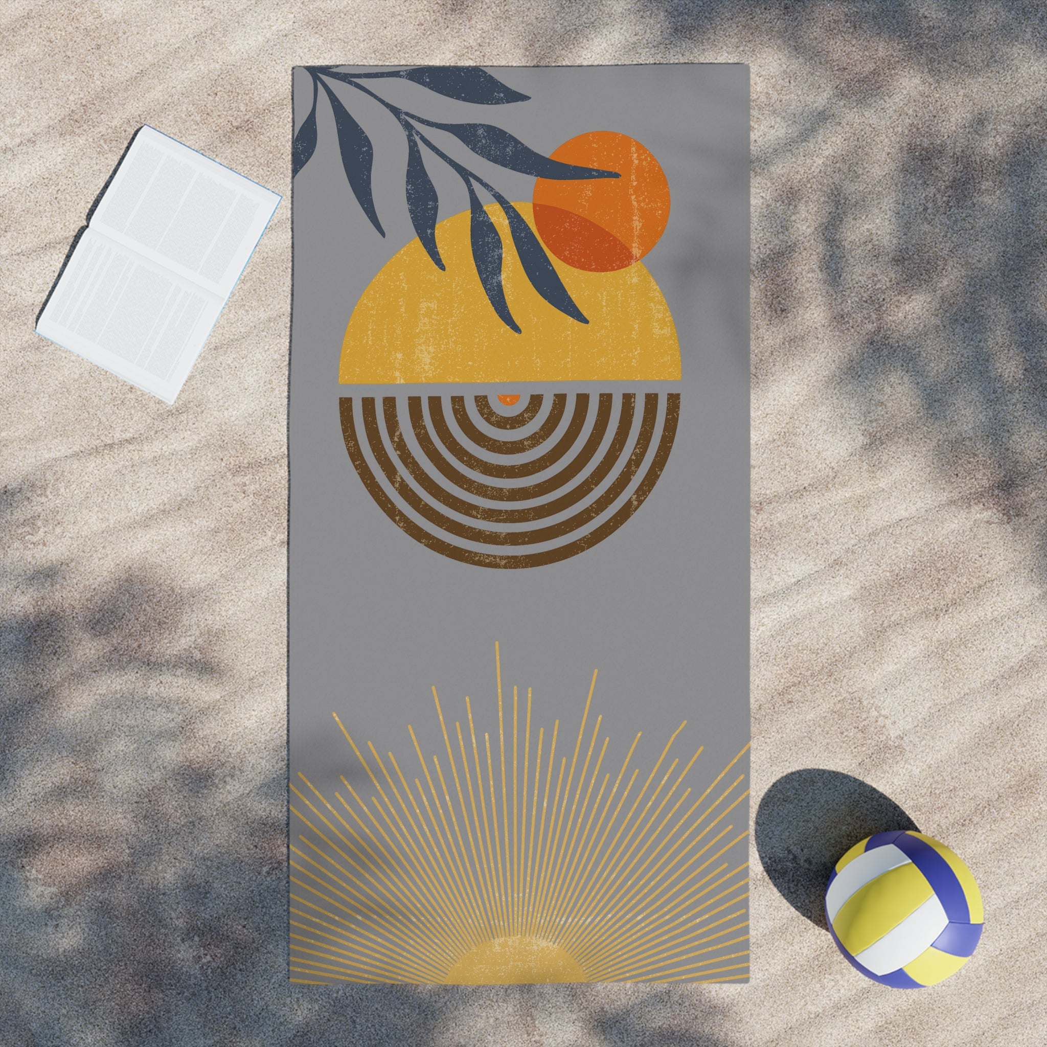 Boho Terracotta Sun-Beach Towel