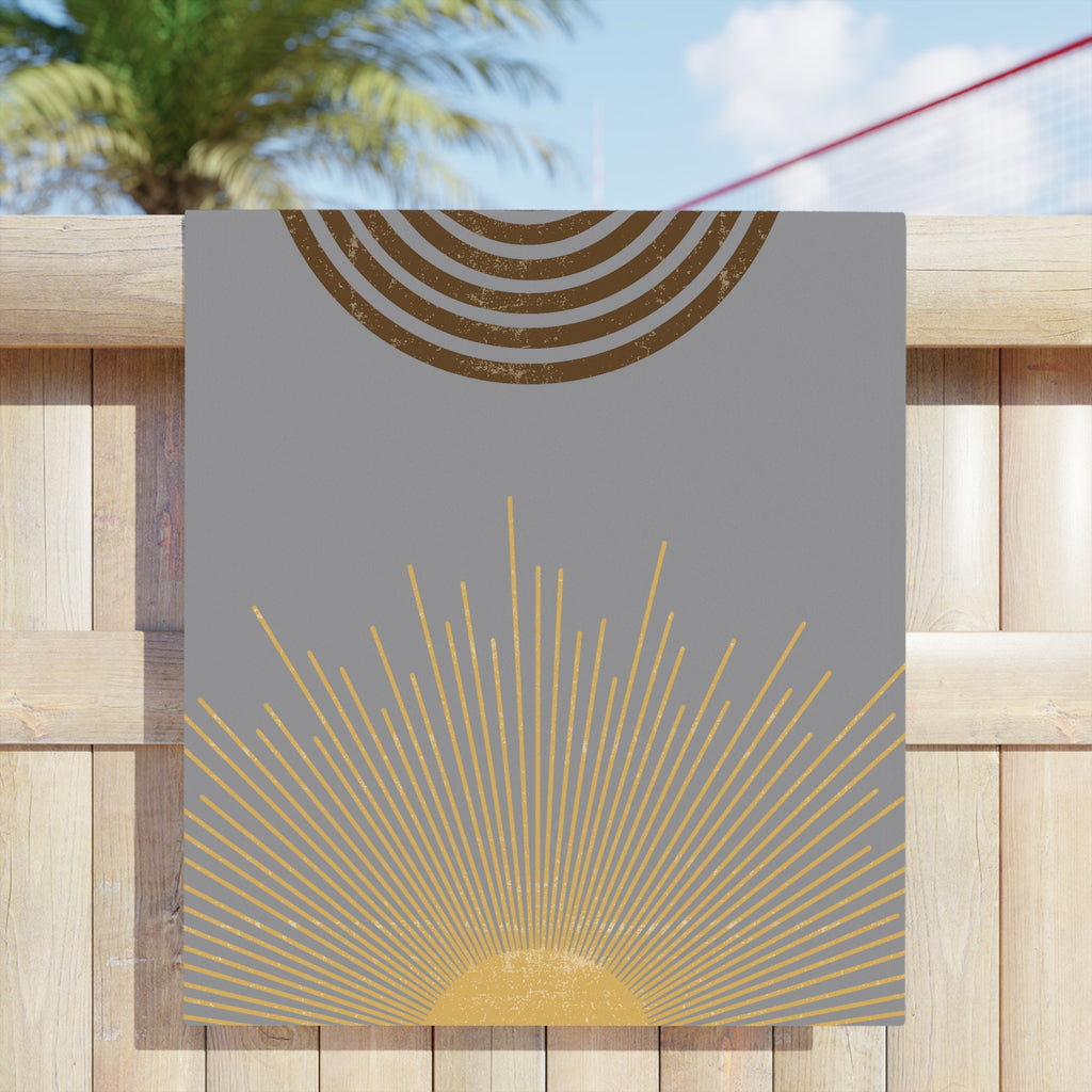 Boho Terracotta Sun-Beach Towel