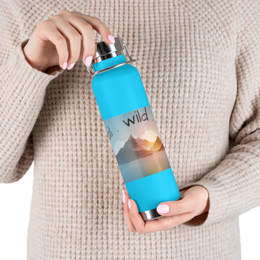 wild.feral.free-Copper Insulated Bottle, 22oz