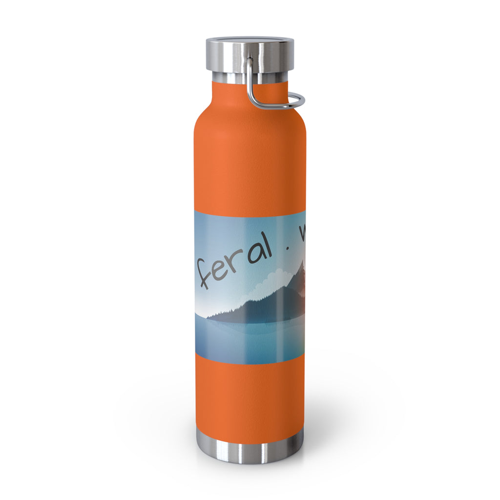 wild.feral.free-Copper Insulated Bottle, 22oz