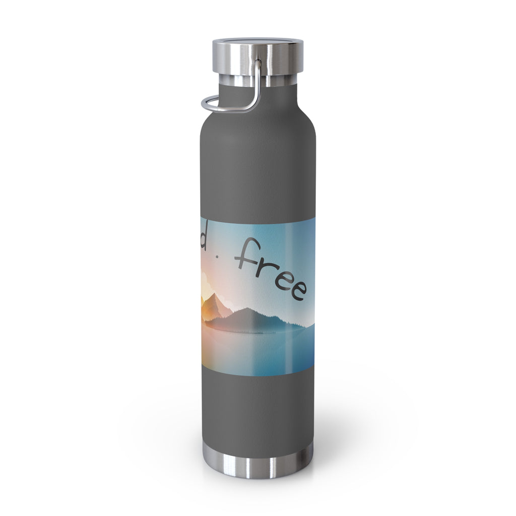 wild.feral.free-Copper Insulated Bottle, 22oz