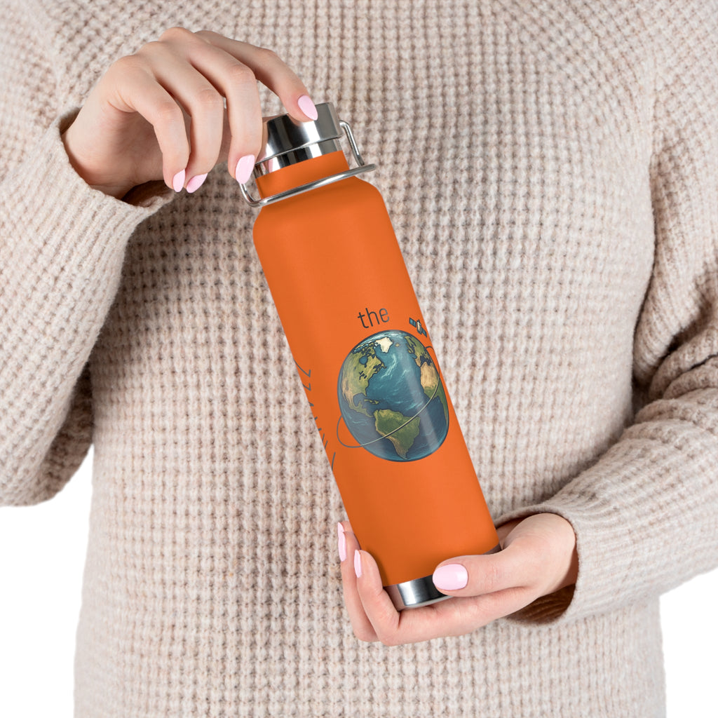 Travel the World-Copper Insulated Bottle, 22oz
