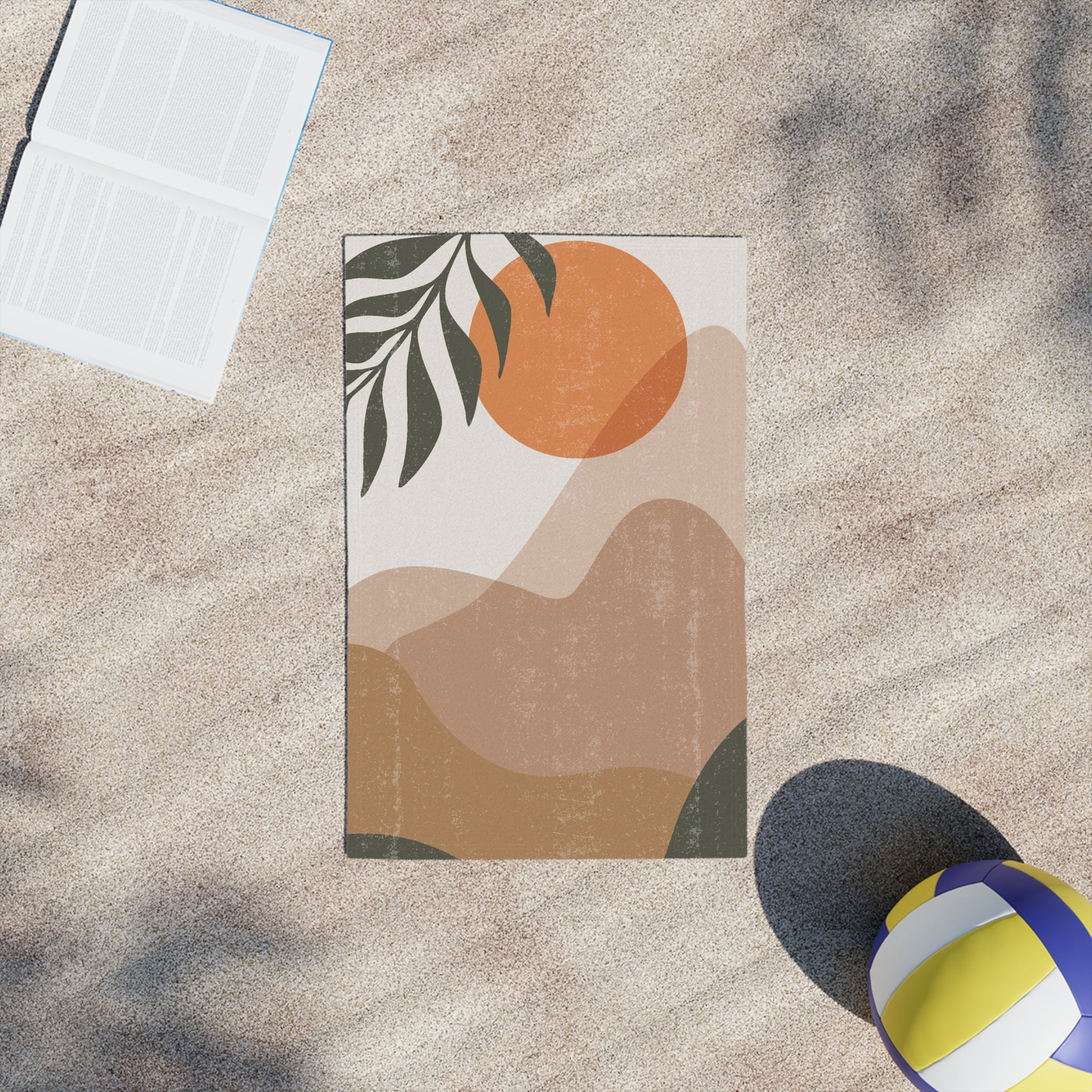 Abstract Boho-Beach Towel