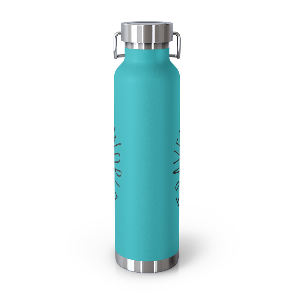 Travel the World-Copper Insulated Bottle, 22oz