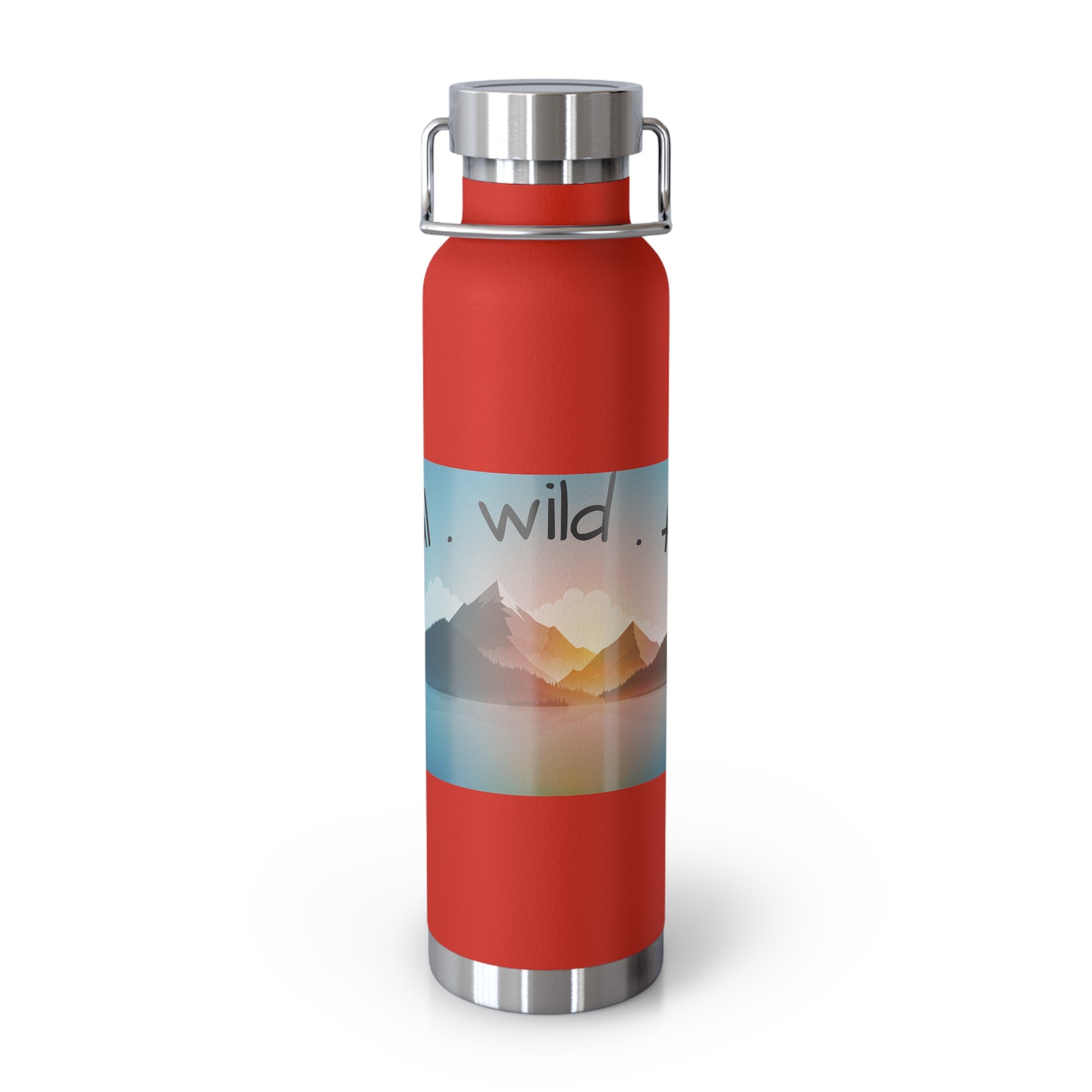 wild.feral.free-Copper Insulated Bottle, 22oz