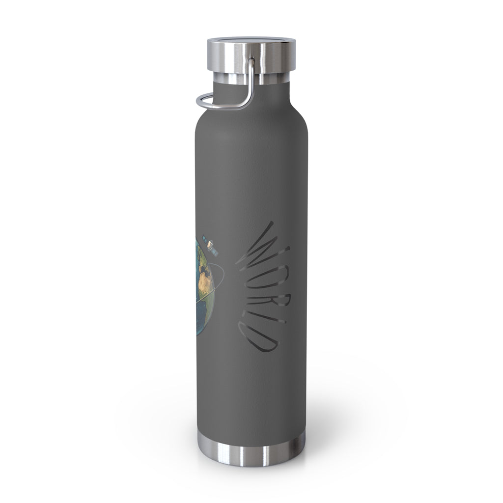 Travel the World-Copper Insulated Bottle, 22oz