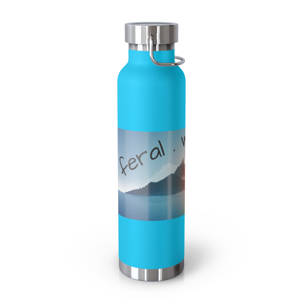 wild.feral.free-Copper Insulated Bottle, 22oz