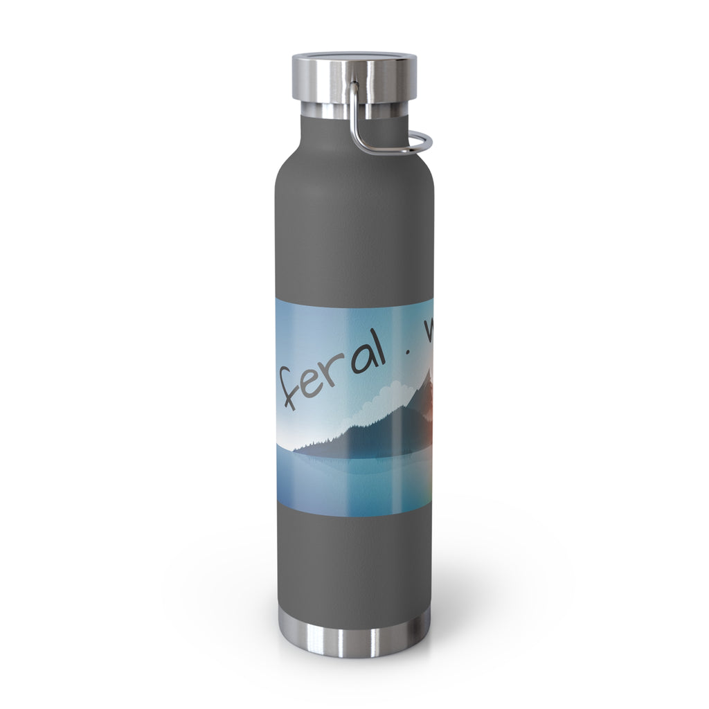 wild.feral.free-Copper Insulated Bottle, 22oz